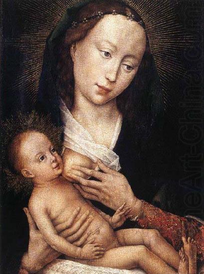 WEYDEN, Rogier van der Portrait Diptych of Jean de Gros oil painting picture